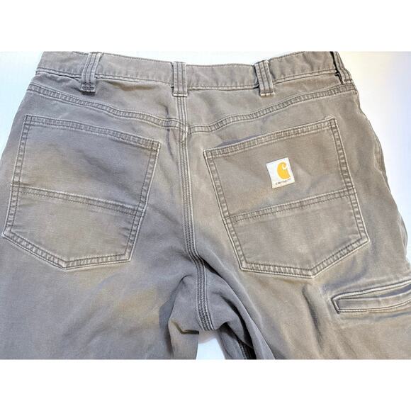 Carhartt Mens Grey Relaxed Fit Pants Size 32x34 - Picture 5 of 7